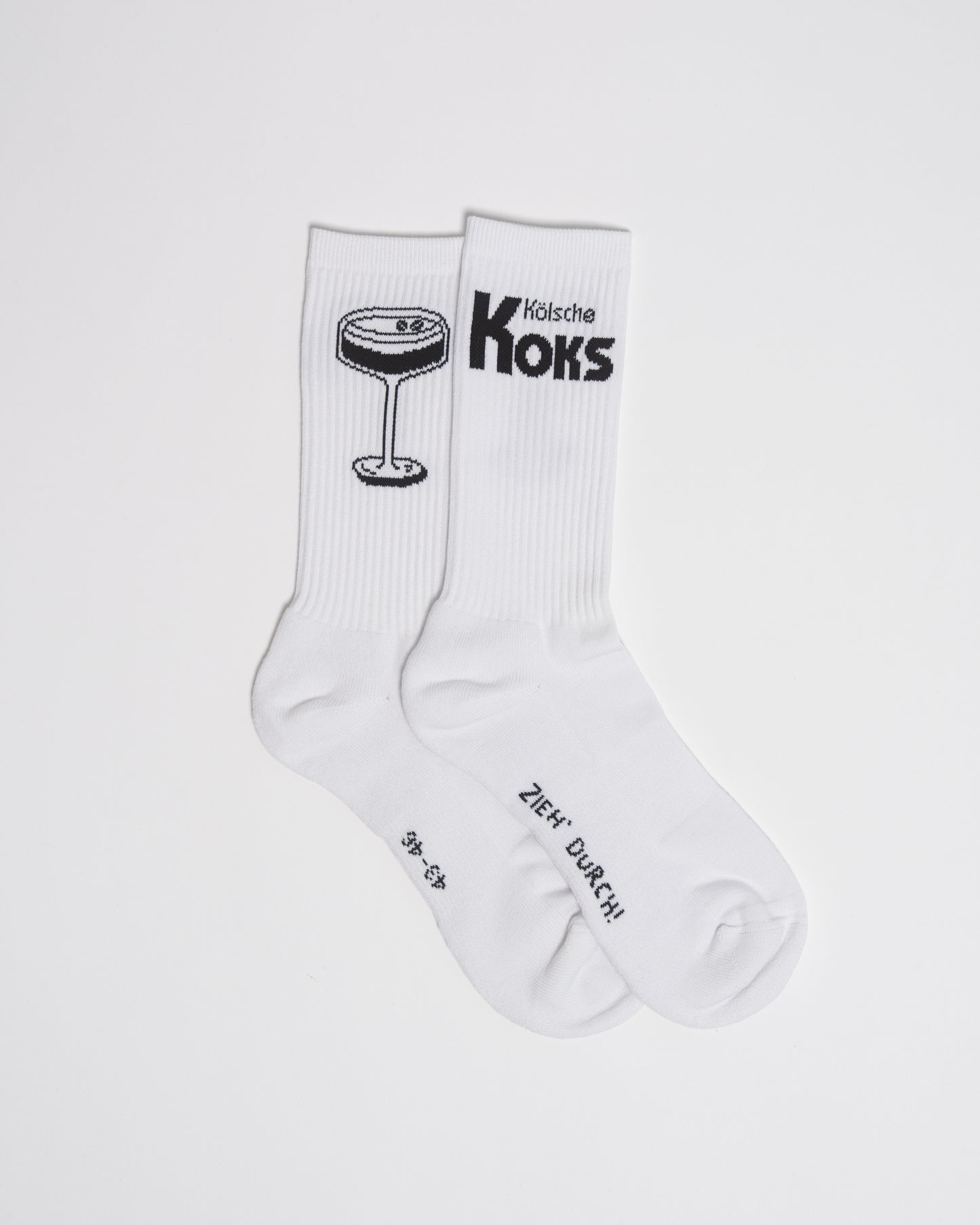 Socken "Kölsche Koks" | Unisex weiß